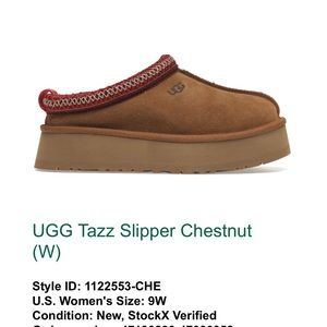 Ugg Tazz, Size 9 Brand new, StockX Verified
